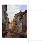 The Parochialstraße, 1831 by Johann Philipp Eduard Gaertner
