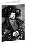 Portrait of Joachim I Nestor, Elector of Brandenburg (Copy after Lucas Cranach t. E), 15th century by German master