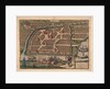 Map of Moscow of the 16th century by Frans Hogenberg