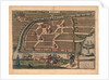 Map of Moscow of the 16th century by Frans Hogenberg