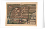 Map of Moscow of the 16th century by Frans Hogenberg