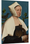 A Lady with a Squirrel and a Starling (Anne Lovell?), c. 1527 by Hans Holbein the Younger