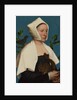 A Lady with a Squirrel and a Starling (Anne Lovell?), c. 1527 by Hans Holbein the Younger
