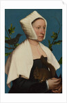 A Lady with a Squirrel and a Starling (Anne Lovell?), c. 1527 by Hans Holbein the Younger