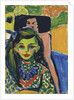Fränzi in front of Carved Chair, 1910 by Ernst Ludwig Kirchner