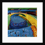 Bridge at the mouth of the river Prießnitz, c. 1910 by Ernst Ludwig Kirchner