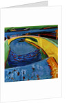 Bridge at the mouth of the river Prießnitz, c. 1910 by Ernst Ludwig Kirchner