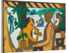 Brown Figures in a Café, 1928-1929 by Ernst Ludwig Kirchner