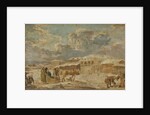 City Square in Winter, Second Half of the 18th cen by Karl Friedrich Knappe