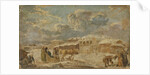 City Square in Winter, Second Half of the 18th cen by Karl Friedrich Knappe