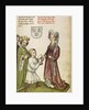 Emperor Sigismund before Joan of Arc by Diebold Lauber