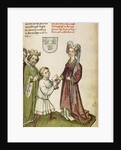 Emperor Sigismund before Joan of Arc by Diebold Lauber