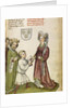 Emperor Sigismund before Joan of Arc by Diebold Lauber
