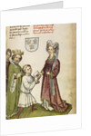 Emperor Sigismund before Joan of Arc by Diebold Lauber