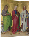 Saints Matthew, Catherine of Alexandria and John the Evangelist, c. 1450 by Stephan Lochner