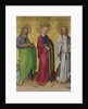 Saints Matthew, Catherine of Alexandria and John the Evangelist, c. 1450 by Stephan Lochner