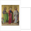 Saints Matthew, Catherine of Alexandria and John the Evangelist, c. 1450 by Stephan Lochner