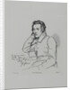 Portrait of the poet Heinrich Heine After Franz Kugler from 1829, 1854 by Eduard Mandel