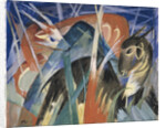 Fable Animals I (Composition with animals I), 1913 by Franz Marc