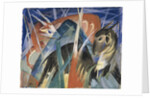 Fable Animals I (Composition with animals I), 1913 by Franz Marc
