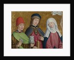 Saints Cosmas and Damian and the Virgin (The Liesborn Altarpiece), ca. 1470-1480 by Master of Liesborn