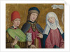 Saints Cosmas and Damian and the Virgin (The Liesborn Altarpiece), ca. 1470-1480 by Master of Liesborn