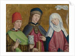 Saints Cosmas and Damian and the Virgin (The Liesborn Altarpiece), ca. 1470-1480 by Master of Liesborn