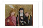Saints John the Evangelist, Scholastica and Benedict (The Liesborn Altarpiece), ca. 1470-1480 by Master of Liesborn