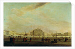 The St. Petersburg Imperial Bolshoi Kamenny Theatre by Johann Georg von Mayr