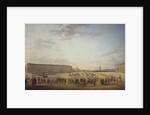 Changing of the Guard at the Palace Square in Saint Petersburg, c. 1800 by Johann Georg von Mayr
