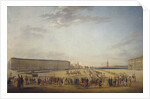 Changing of the Guard at the Palace Square in Saint Petersburg, c. 1800 by Johann Georg von Mayr