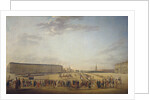 Changing of the Guard at the Palace Square in Saint Petersburg, c. 1800 by Johann Georg von Mayr