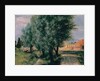 Building Site with Willows, 1846 by Adolph Friedrich von Menzel