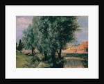 Building Site with Willows, 1846 by Adolph Friedrich von Menzel