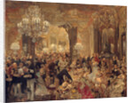 The Dinner at the Ball, 1878 by Adolph Friedrich von Menzel