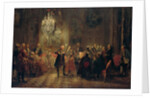 Flute Concert with Frederick the Great in Sanssouci, 1850-1852 by Adolph Friedrich von Menzel
