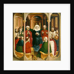 The descent of the Holy Spirit (Pentecost). The Wings of the Wurzach Altar, 1437 by Hans Multscher