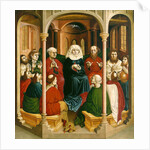 The descent of the Holy Spirit (Pentecost). The Wings of the Wurzach Altar, 1437 by Hans Multscher