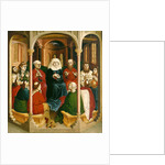 The descent of the Holy Spirit (Pentecost). The Wings of the Wurzach Altar, 1437 by Hans Multscher