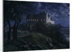 Castle Scharfenberg at Night, 1827 by Ernst Ferdinand Oehme