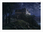 Castle Scharfenberg at Night, 1827 by Ernst Ferdinand Oehme