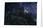 Castle Scharfenberg at Night, 1827 by Ernst Ferdinand Oehme