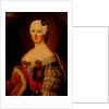 Portrait of Johanna-Elizabeth, Electress of Anhalt-Zerbst, Mother of Catherine II, 1740s by Antoine Pesne