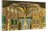Stage design for the opera The Bronze Horse by D. Auber, 1837 by Andreas Leonhard Roller