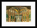 Stage design for the opera The Bronze Horse by D. Auber, 1837 by Andreas Leonhard Roller