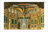 Stage design for the opera The Bronze Horse by D. Auber, 1837 by Andreas Leonhard Roller