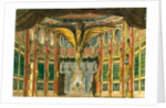 Stage design for the opera The Bronze Horse by D. Auber, 1837 by Andreas Leonhard Roller