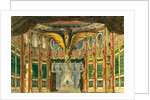 Stage design for the opera The Bronze Horse by D. Auber, 1837 by Andreas Leonhard Roller