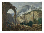 Stage design for the opera Ruslan and Lyudmila by M. Glinka, 1842 by Andreas Leonhard Roller