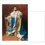 Ludwig II as the Grand Master of the Order of the Knights of St George, 1887 by Gabriel Schachinger